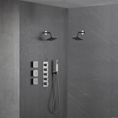 Thermostatic All-In-One Kit with Rough in-Valve