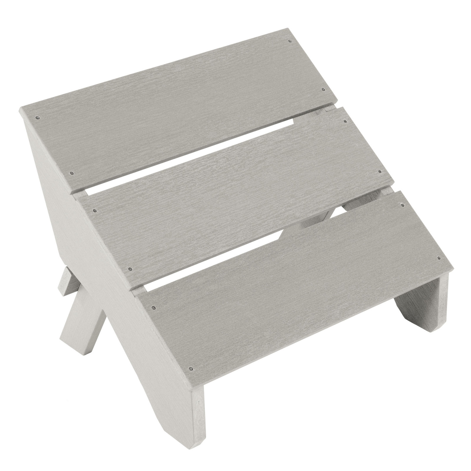 Byrnes Outdoor Ottoman, Harbor Gray