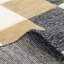 Tapis brun / gris en laine et coton noué à la main Budowski-93536507