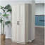 Armoire de rangement de cuisine à deux portes 63 pouces avec 5 tablettes et 2 tablettes réglables HOMcom, blanc