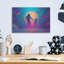 Art mural en verre épique «Stellar Legacy» par Ann Klee, 16 po x 12 po