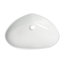 Lavabo de salle de bain vasque ovale blanc