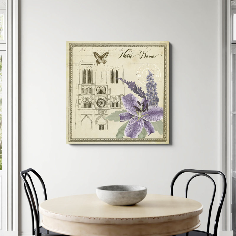 «Paris Ephemera V», peinture sur toile, H 36 po x l 36 po