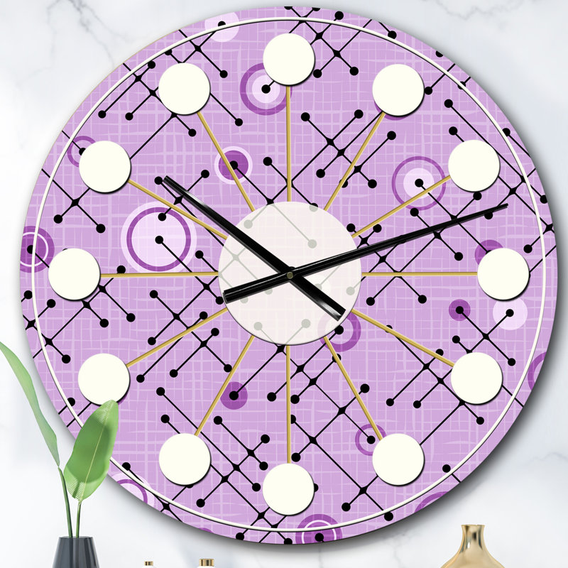 Horloge murale 1950 Mid-Century 1950, Surdimensionné