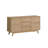 Kasem Oak Finish Server,Sideboard,Buffet table with wood frame
