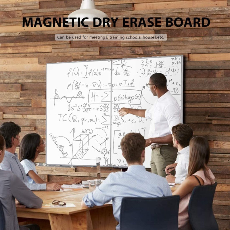 VIVOHOME Yes Vinyl Metal Whiteboard