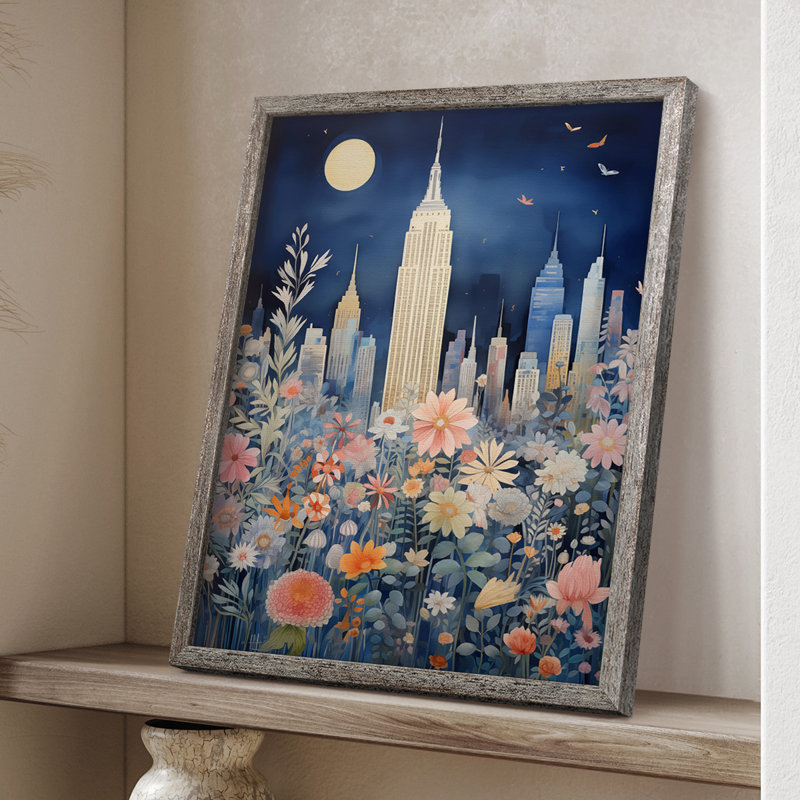 LANDSCAPES Series CCCXIV Framed Print - Solid Wood, 30" H x 24" W