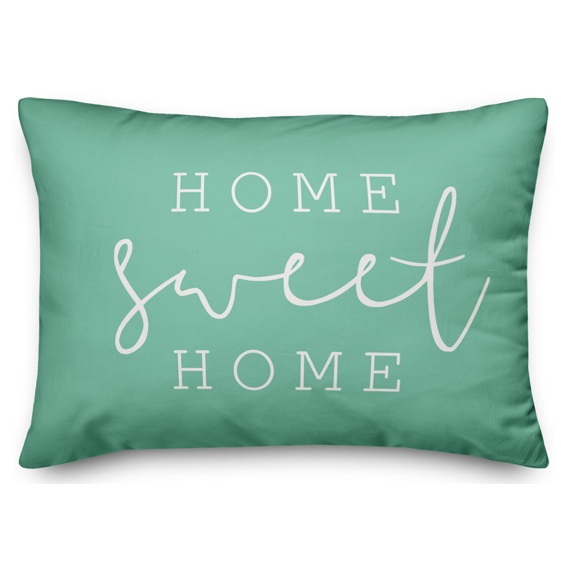 Outdoor Throw Pillow, Mint Green