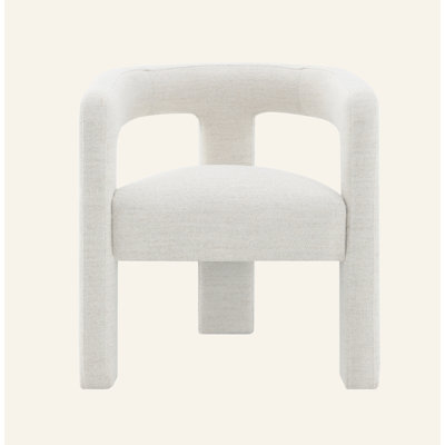 Ensemble de 2 chaises d'appoint Loma Beige Boucle