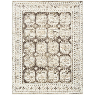Leuchte Ivory Brown Vintage Indoor Rug