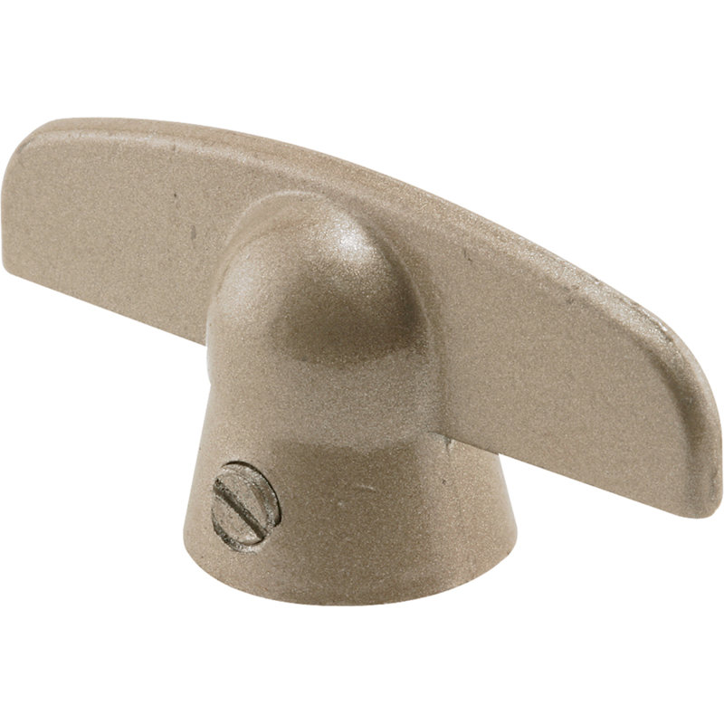 Opérateur à battant en T Prime-Line, Andersen (paquet de 2), Champagne, H 5,35 po x l 3,75 po x P 0,9 po