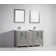 Arroyos 60'' Double Bathroom Vanity with Ceramic Top with Mirror