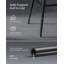 Upholstered Counter Stool with Metal Frame-1082619150