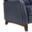 Fauteuil inclinable traditionnel surdimensionné en cuir véritable-947101521