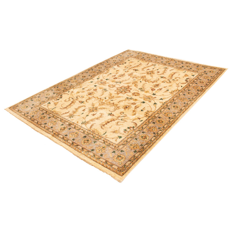 Tapis ivoire Peshawar Oushak 8 pi 10 po x 12 pi 2 po