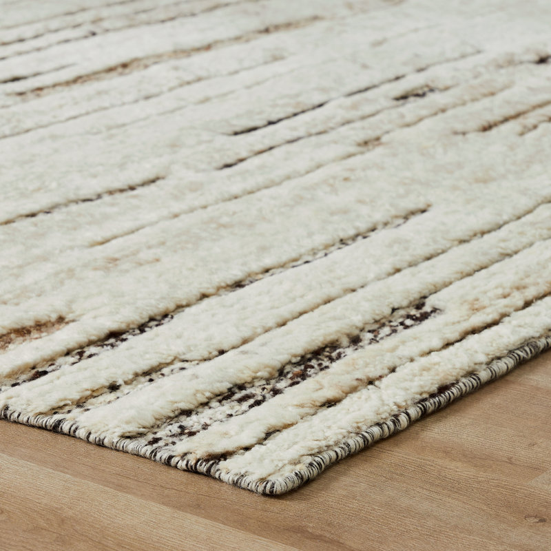 Sorrento Hand Knotted Wool Area Rug, Rectangle 10' x 14'