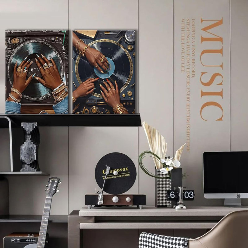 2 Piece Wrapped Canvas Wall Art