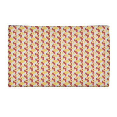 Tapis de zone jaune/rouge light skyscrapers
