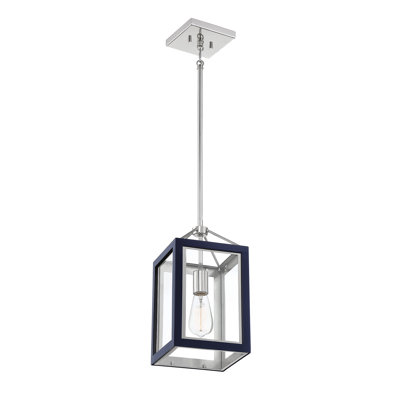 Luminaire suspendu rectangulaire 1 lumière Kentin