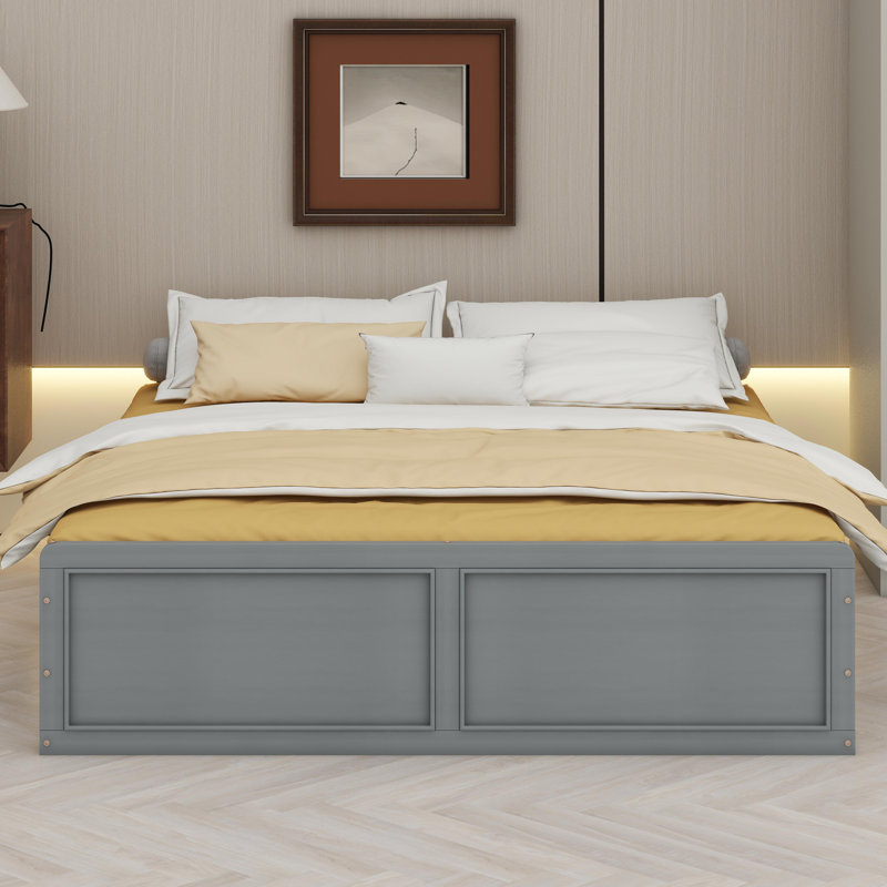 Platform Bed Frame With Drawers