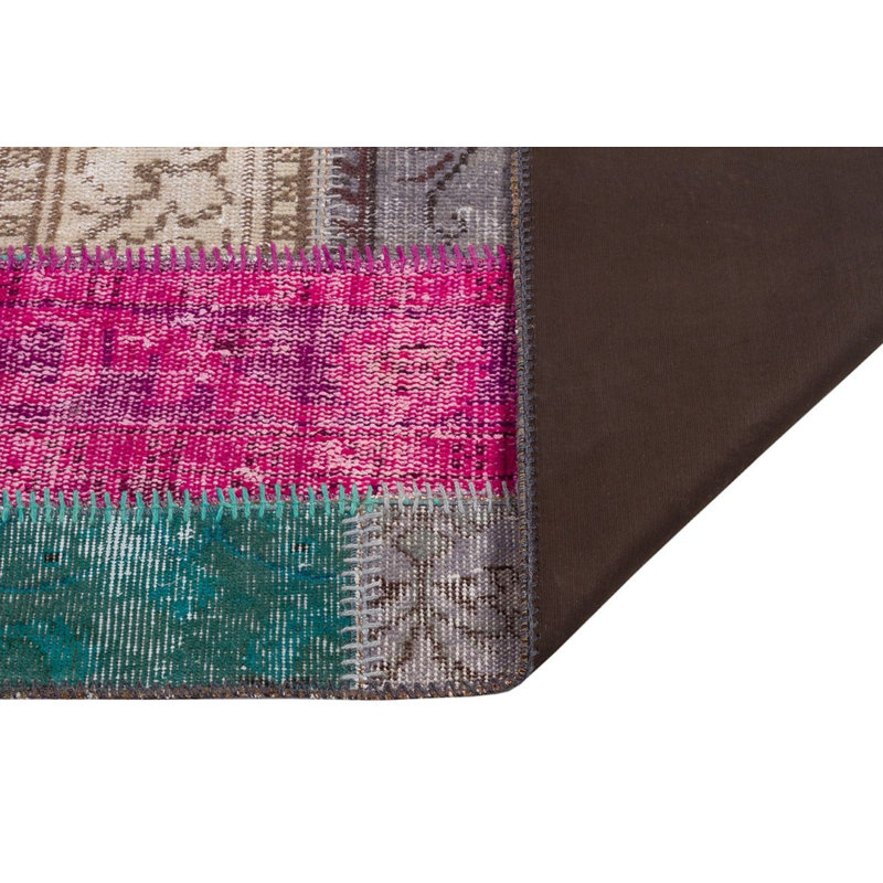 Modern Kabishayan Handmade Multicoloured Runner Area Rug