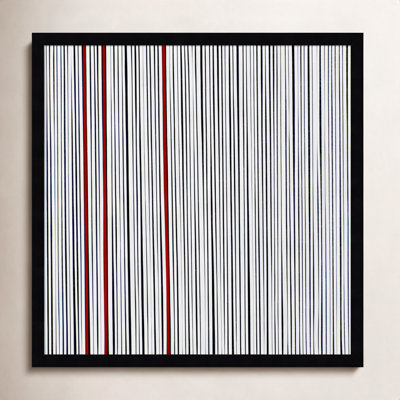 Mostly White Print by Alex Dunn