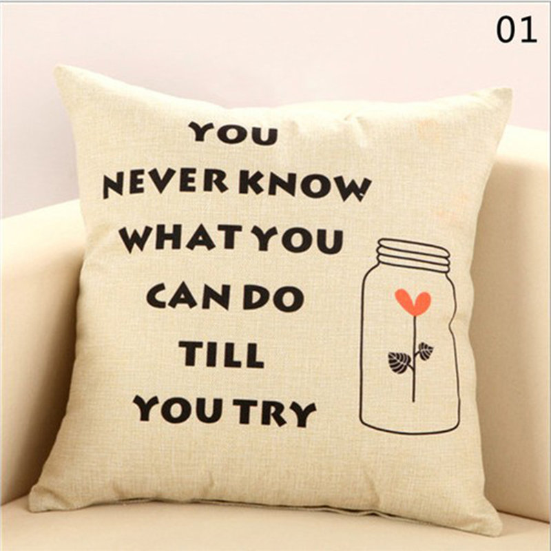 Set of 2 Throw Pillow Full Set with Insert – 18"x18"functional side magazine pocket , Beige, 18"H x 18"W, Polyester