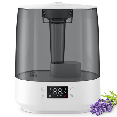 Cool Mist Humidifier for Bedroom with Large Top Fill Tank, Quiet Operation and 360 Degree Mist