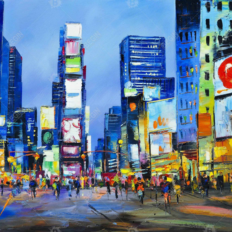 " Cityscape In Times Square "