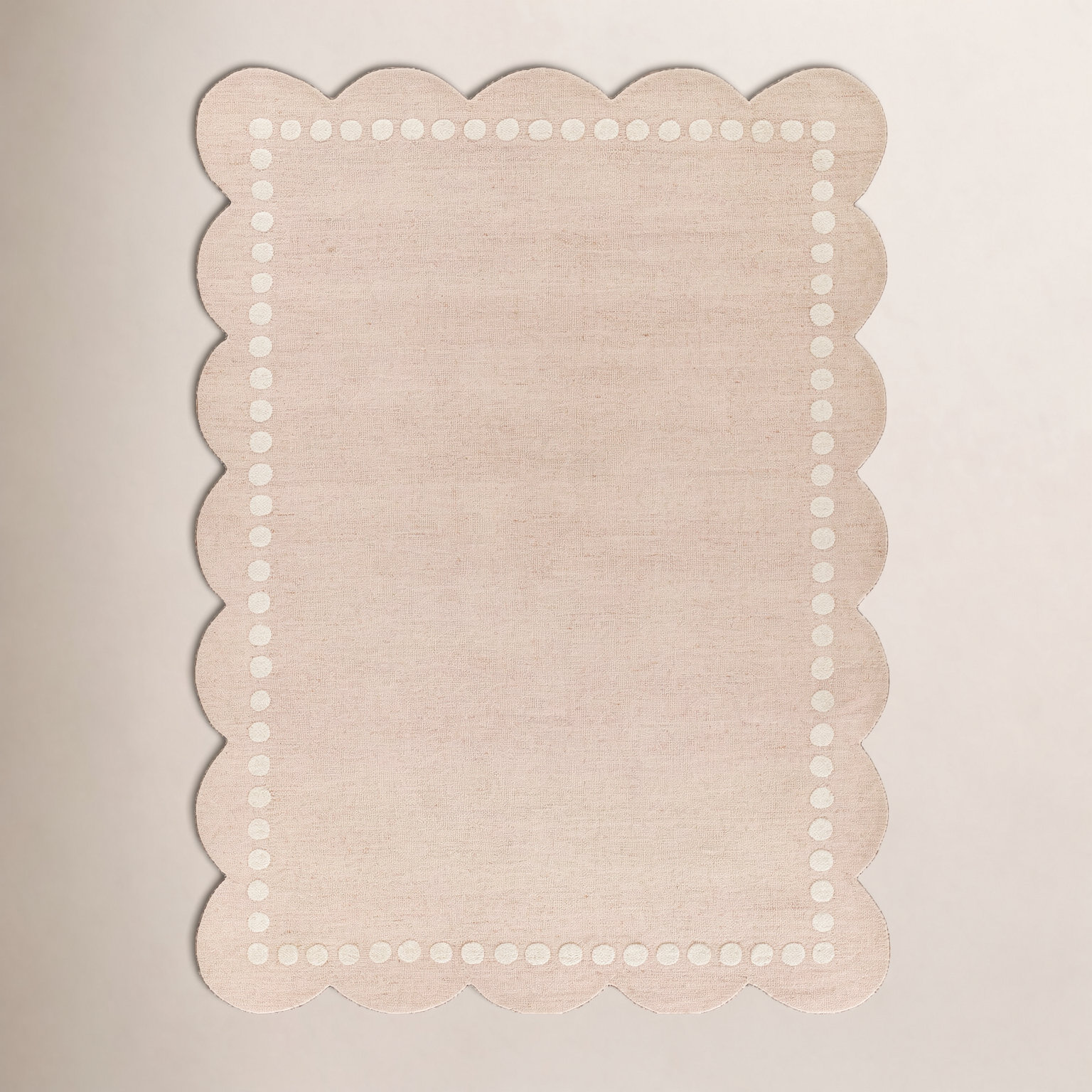 Lola Pink Hand-Tufted Wool Rug, Rectangle 8'10" x 11'10"