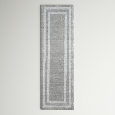 Pierson Handmade Tufted Medium Gray Rug