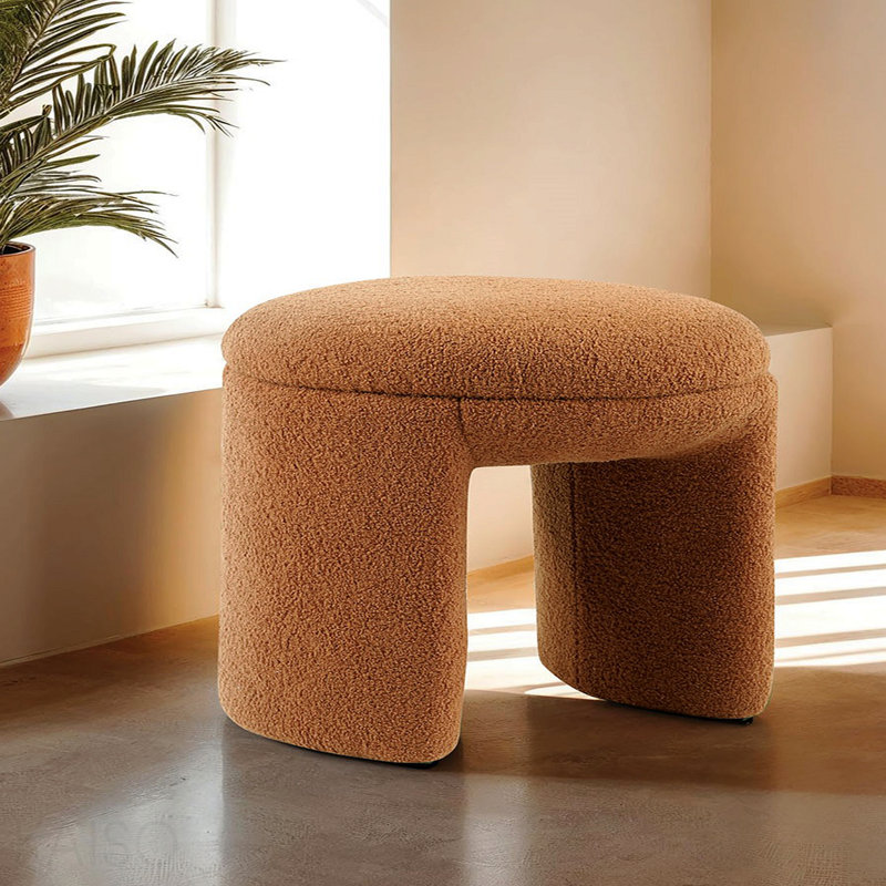 Tabouret d'appoint 1 pièce, Mélange de bruns