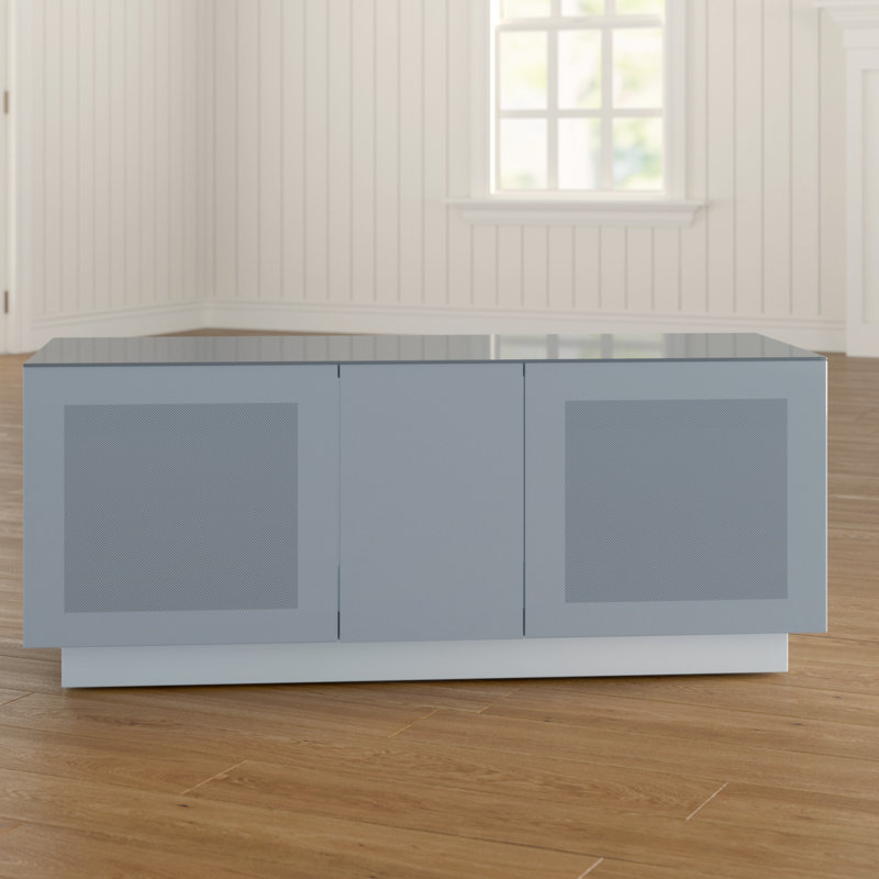 Rovel Unfinished TV Stand for TVs up to 55", Grey