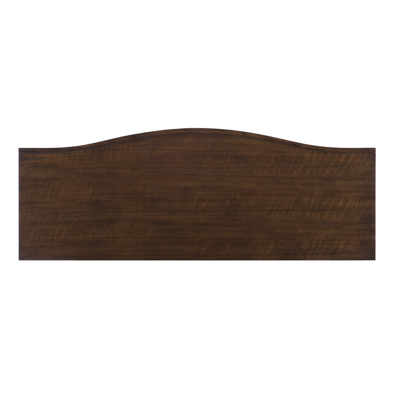 Frasier Serpentine 4 - Drawer Solid Wood Dresser, Brunette