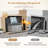 6 - Person Fully Assembled Curved Patio Conversation Set With Side Table-1002895125-980437463