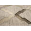 Tapis argenté en cuir 5X8