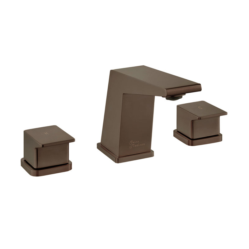Robinet pour salle de bain Carré, Bronze huilé