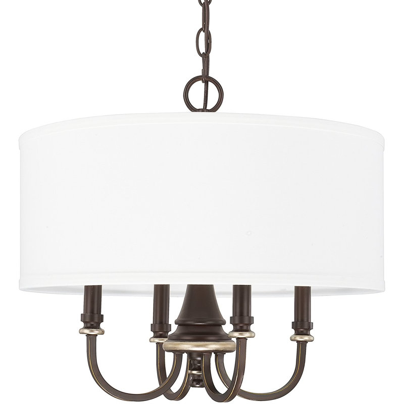 Lustre cylindrique à 4 lumières Hangah