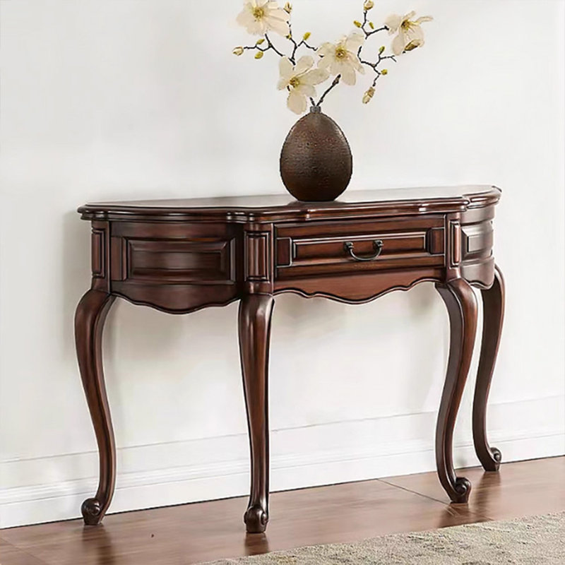 Console américaine de style américain, Brun, H 33,86 po x l 47,24 po x P 15,75 po