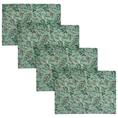  Ensemble de 4 napperons Under The Mistletoe