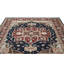 Tapis Oushak bleu en laine noué à la main 8 pi 9 po x 12 pi 4 po-1187510013-1187510010