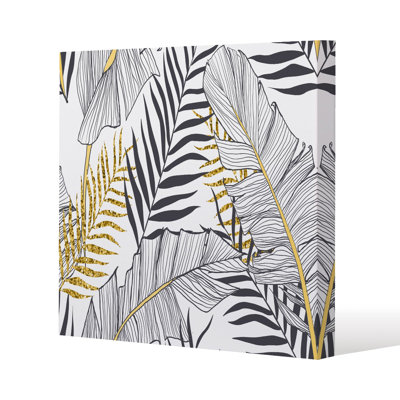 Leaves Slim Style Canvas Print