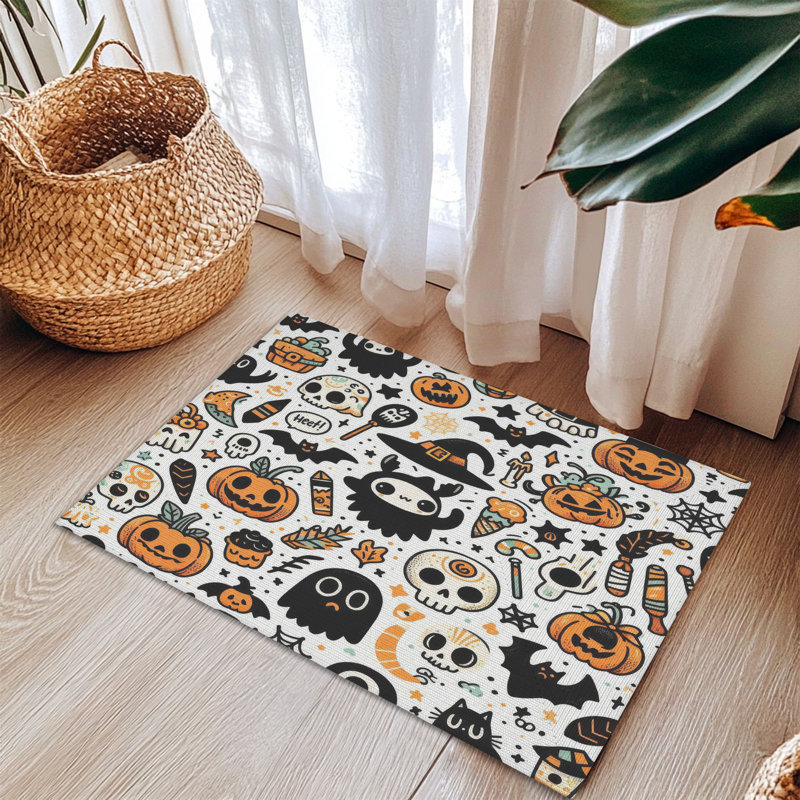 Tapis tressé Sweet Scares, Rectangulaire 3 pi x 5 pi