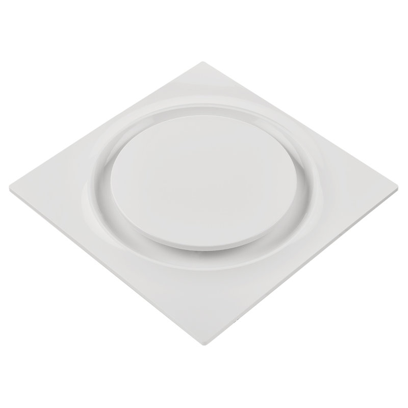 Ventilateur de salle de bain plafonnier 80 CFM, Blanc