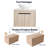 Melzina 23.6'' Single Bathroom Vanity with Ceramic Top