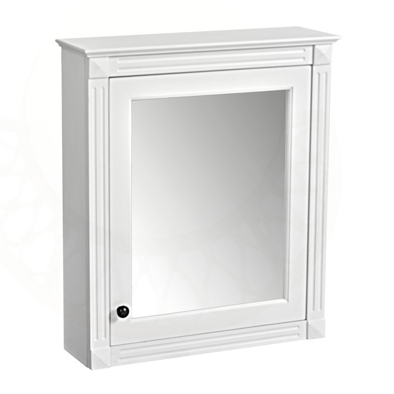 Armoire de rangement murale 24 po x 27 po avec miroir, tablettes réglables pour une organisation efficace et un gain de place