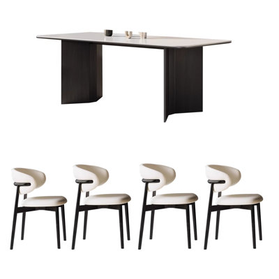 Modern minimalist dining table