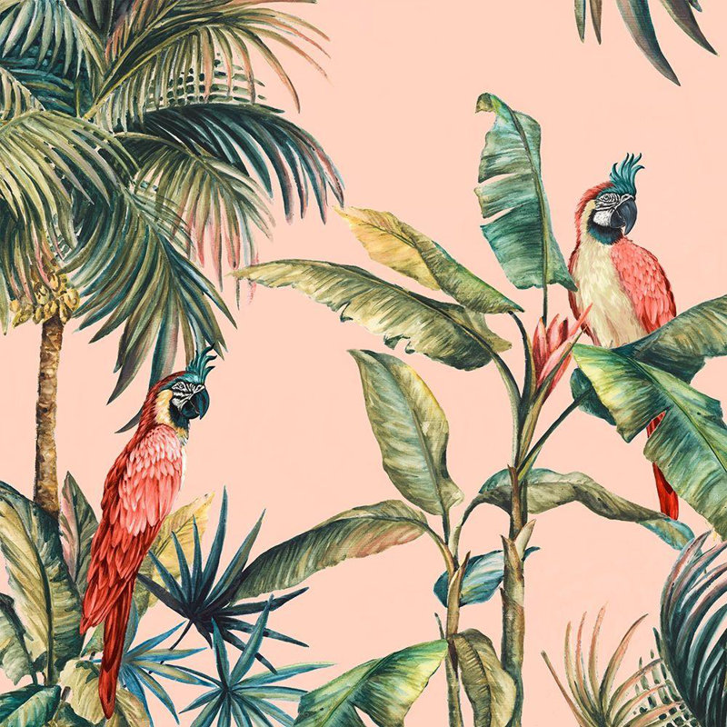 «Bungalow Rose Watts», galerie d'art sur toile tendue Eva: Tropicano II