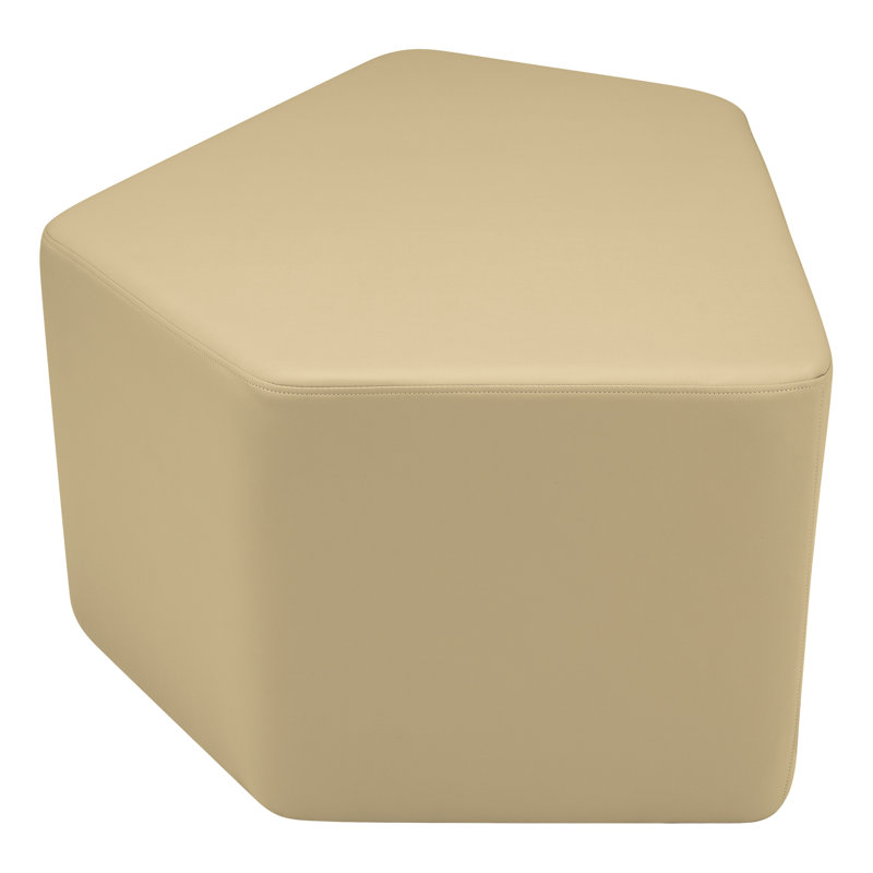 Tabouret Communedi Structuré de Learniture, H 18 po x l 39 po x P 28 po, Sable, Non