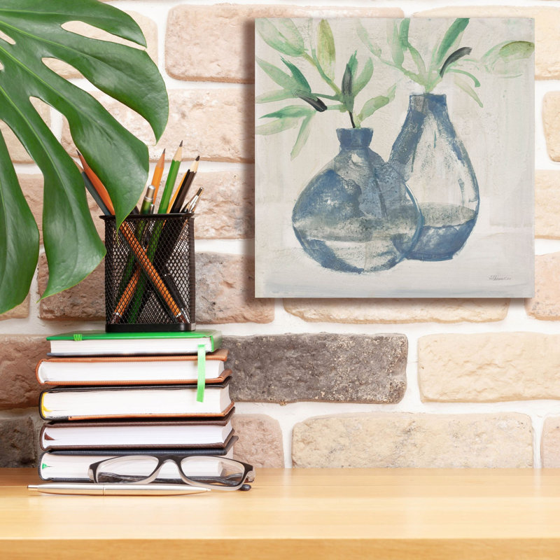 «Pretty Jars Warm» par Albena Hristova, art mural sur toile, H 12 po x l 12 po x P 0,75 po